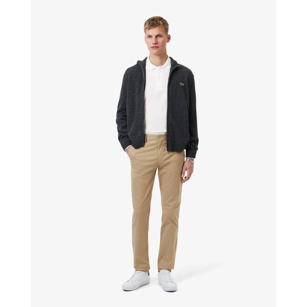 Polo Blanco Lacoste Original L.12.12 Manga Larga 3/6