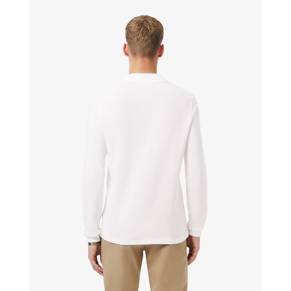 Polo Blanco Lacoste Original L.12.12 Manga Larga 4/6