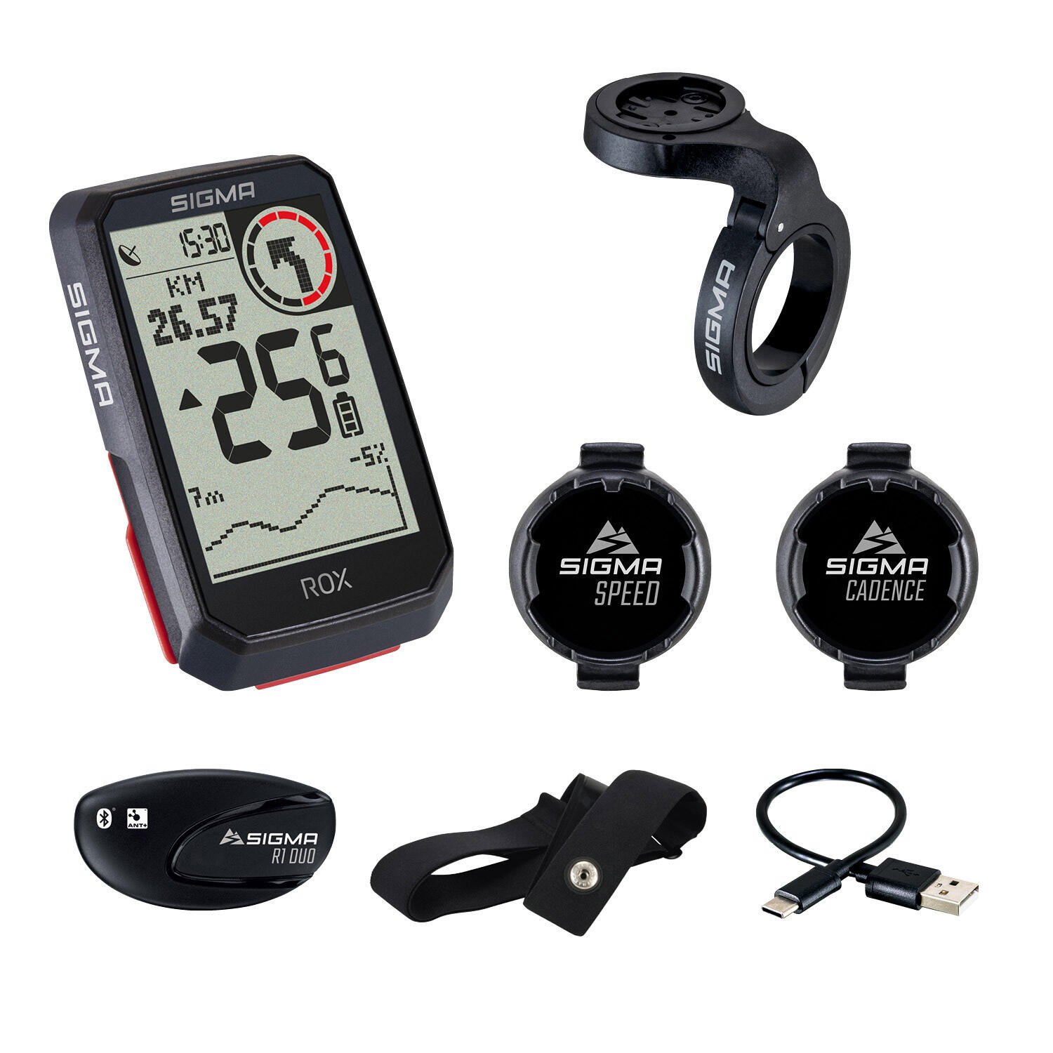 Sigma ROX 4.0 GPS Ordenador de Bicicleta con Soporte y Sensores 2/6