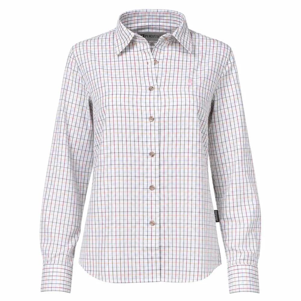 Chemise Percussion A Petits Carreaux Pour Femme -M 4/5