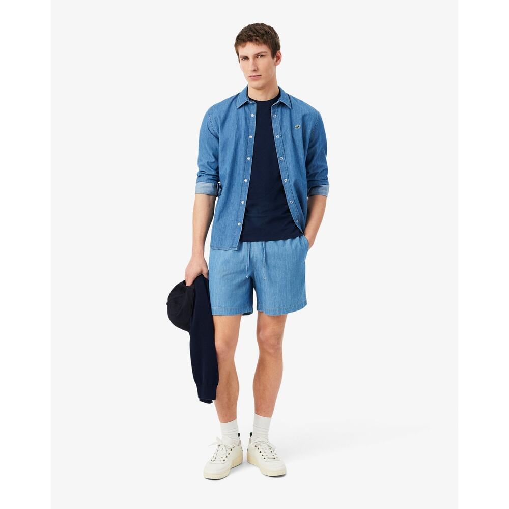 T-shirt Lacoste homme bleu 3/7