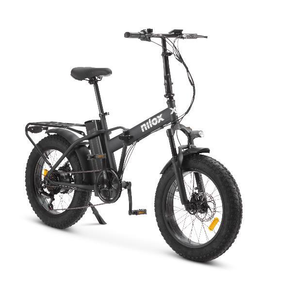 Bicicletta Elettrica Nilox X8 PRO 20X4P Azzurro 2/6