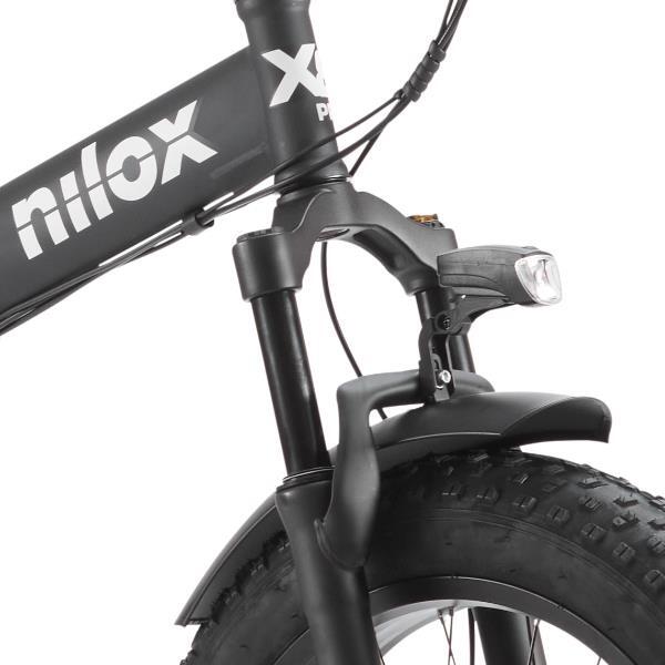 Bicicletta Elettrica Nilox X8 PRO 20X4P Azzurro 6/6