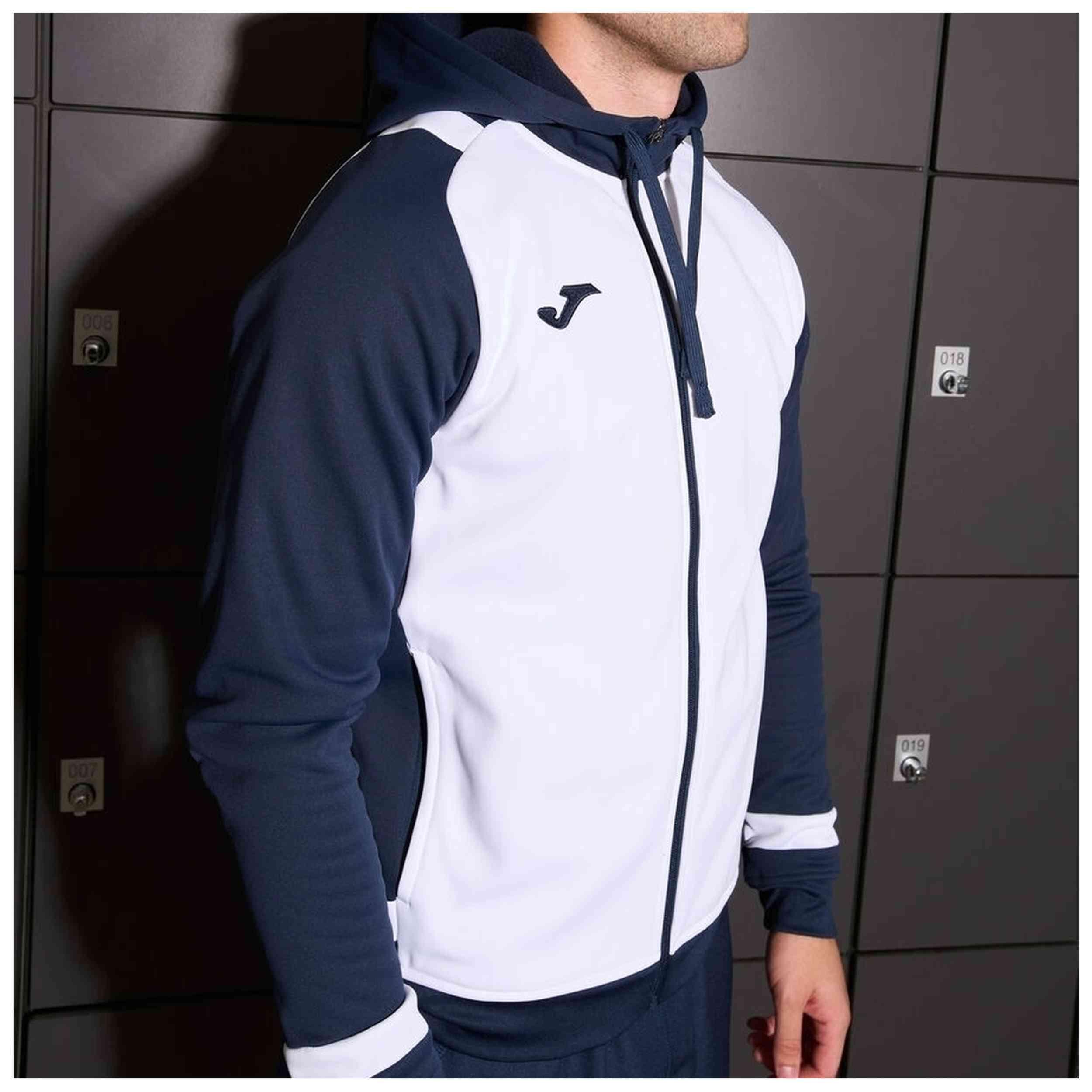 Trainingspak set Joma model CHÁNDAL LIDER BLANCO DARK NAVY voor mannen 2/4