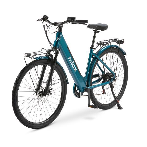 Bicicleta Eléctrica J7 28" – 80 km – Turquesa 2/7