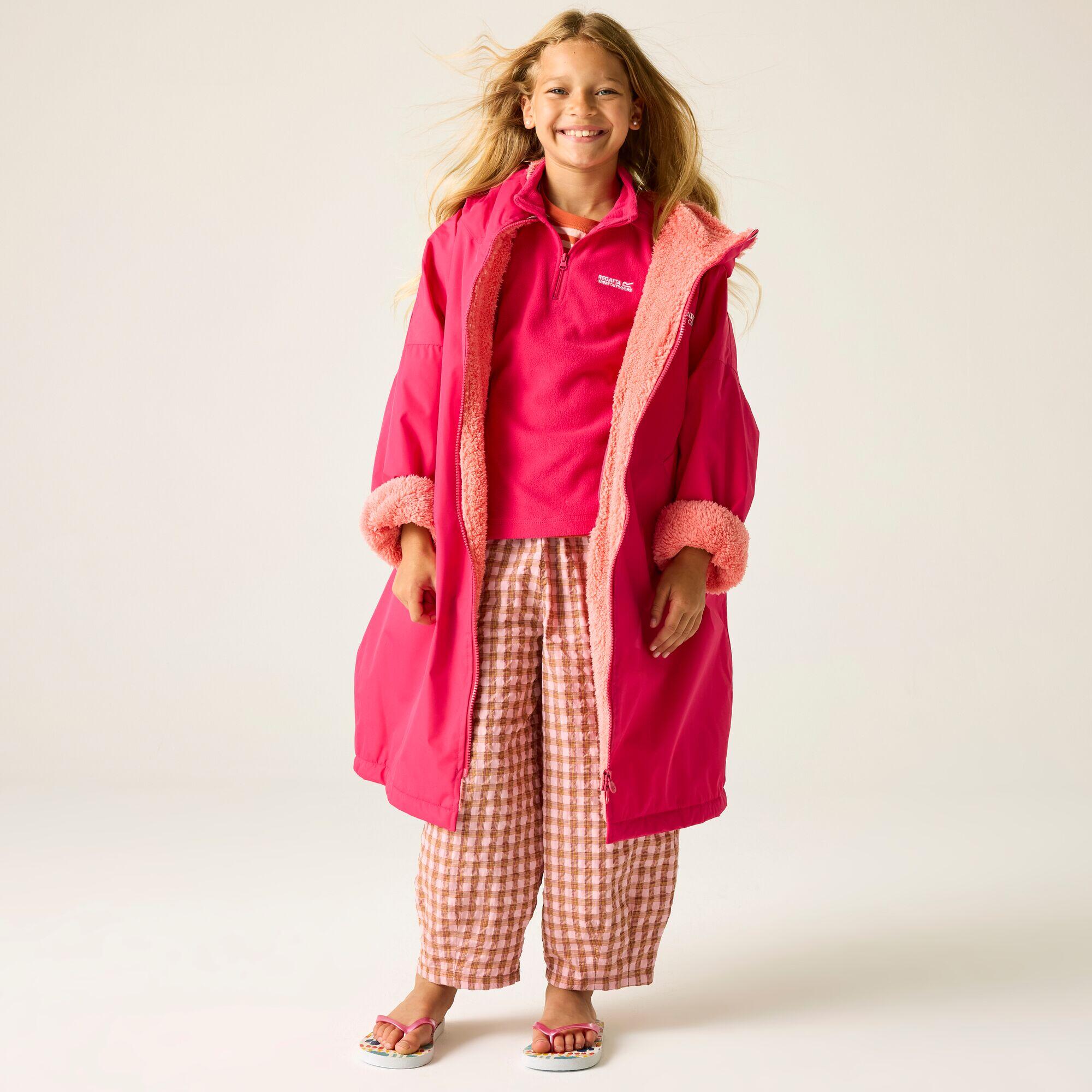 Kinder Junior Wasserdichter Wickelmantel 2/7