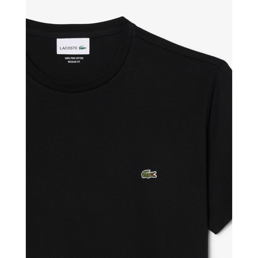 Koszulka Lacoste Czarna Regular Fit Męska 5/6