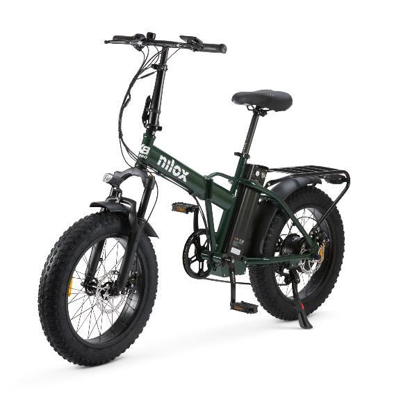 Bicicleta Eléctrica X8 Pro Fat Bike Plegable 20" – 70 km – Verde 2/7
