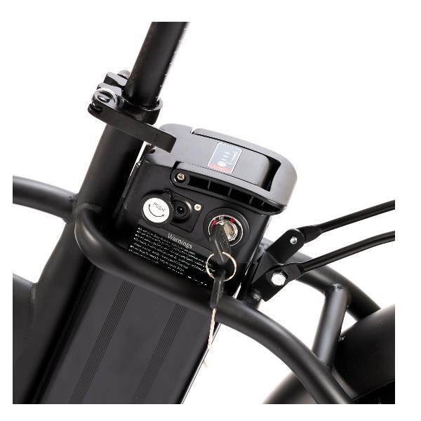 Bicicleta Eléctrica X5 Pro Fat Bike 20" – 60 km – Negra 4/6