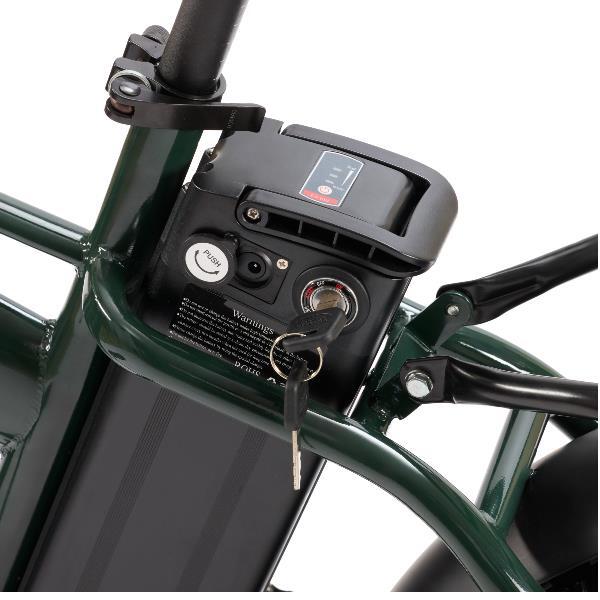 Bicicleta Eléctrica X8 Pro Fat Bike Plegable 20" – 70 km – Verde 4/7
