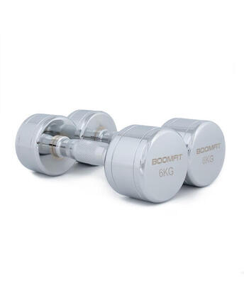 Haltères Chromés 4kg (paire) - BOOMFIT
