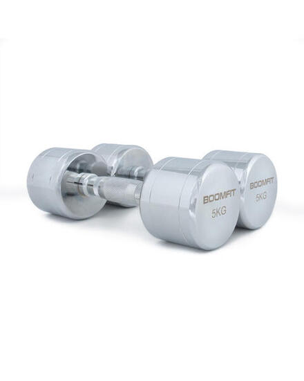 Haltères Chromés 5kg (paire) - BOOMFIT
