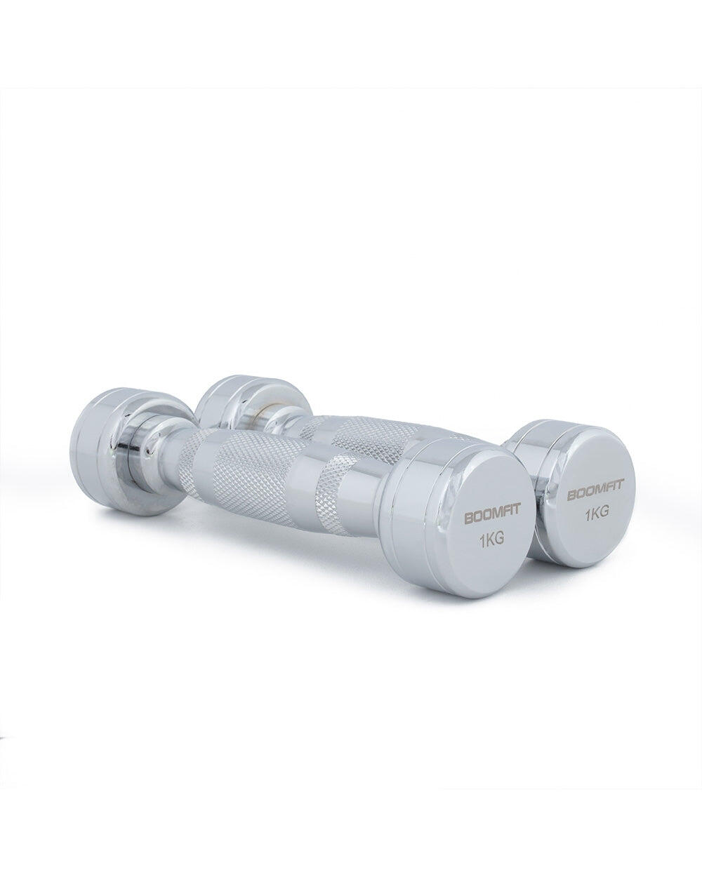 Chromowane Hantle 1 kg (Para) - BOOMFIT 1/4
