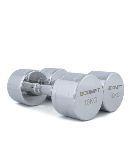 Haltères Chromés 10kg (paire) - BOOMFIT