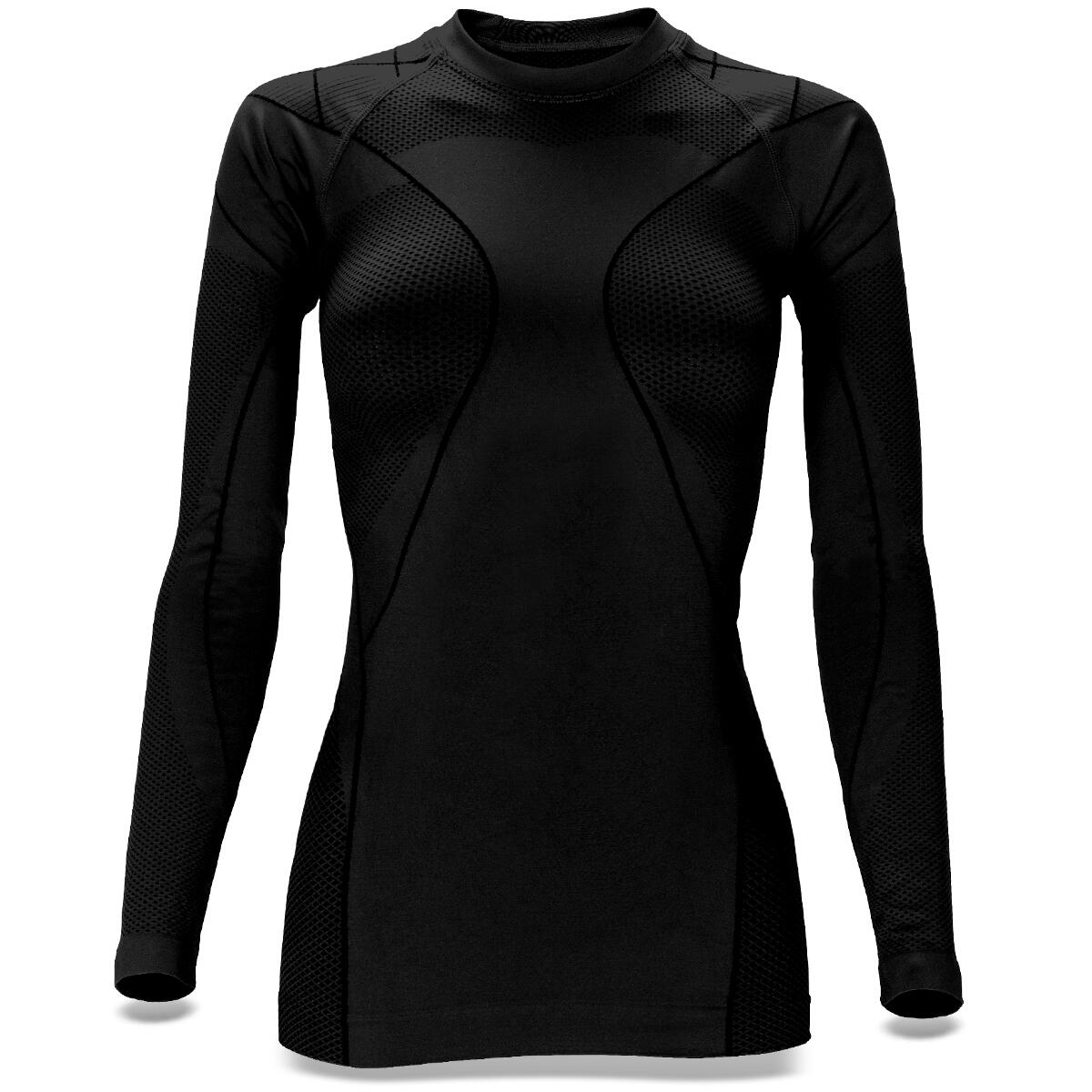 Black Snake Damen Seamless Funktionswäsche-Set - L/XL Schwarz 7/8