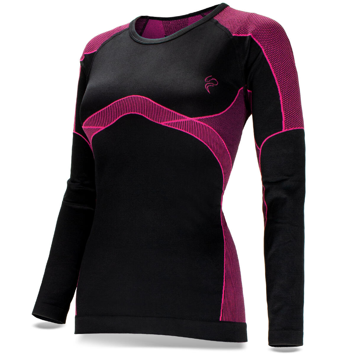 Set sous-vêtements thermiques et fonctionnels | Femmes | Seamless | Noir/Rose 6/8