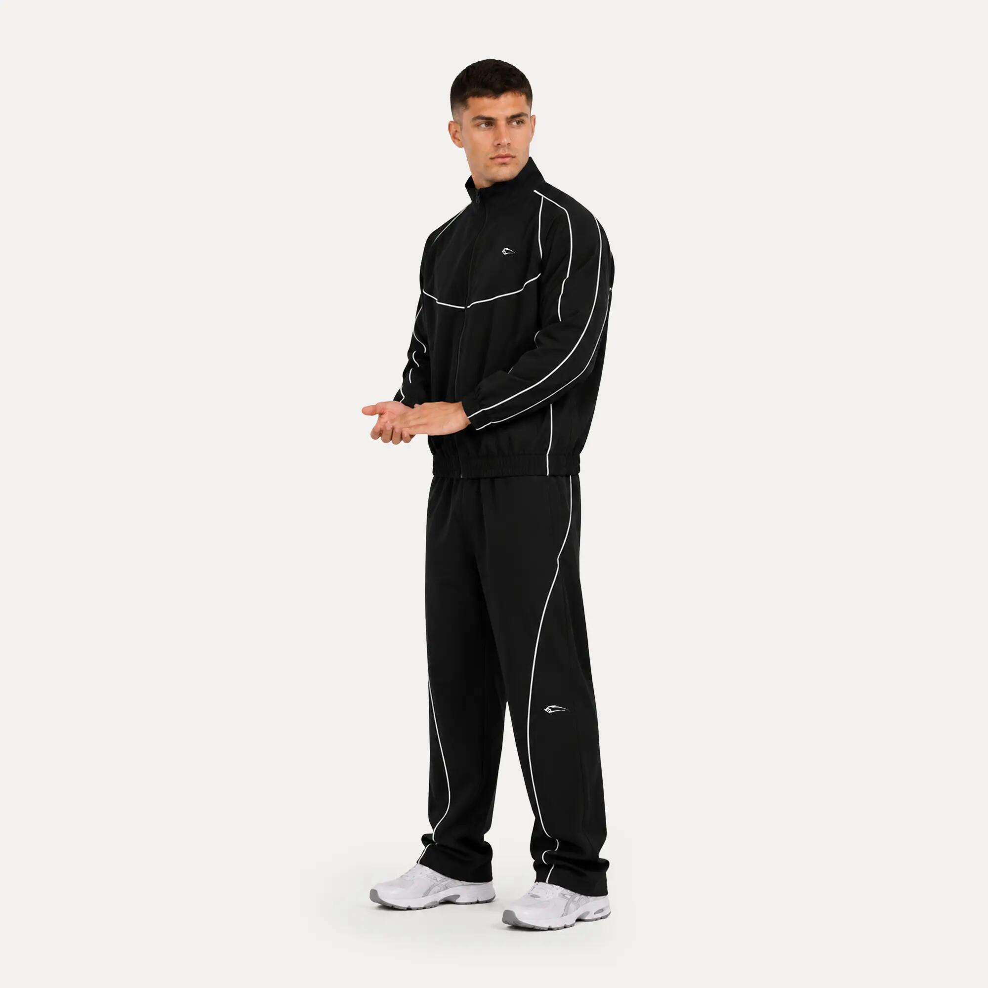 Herren Trainingsjacke Kyson Schwarz 3/6