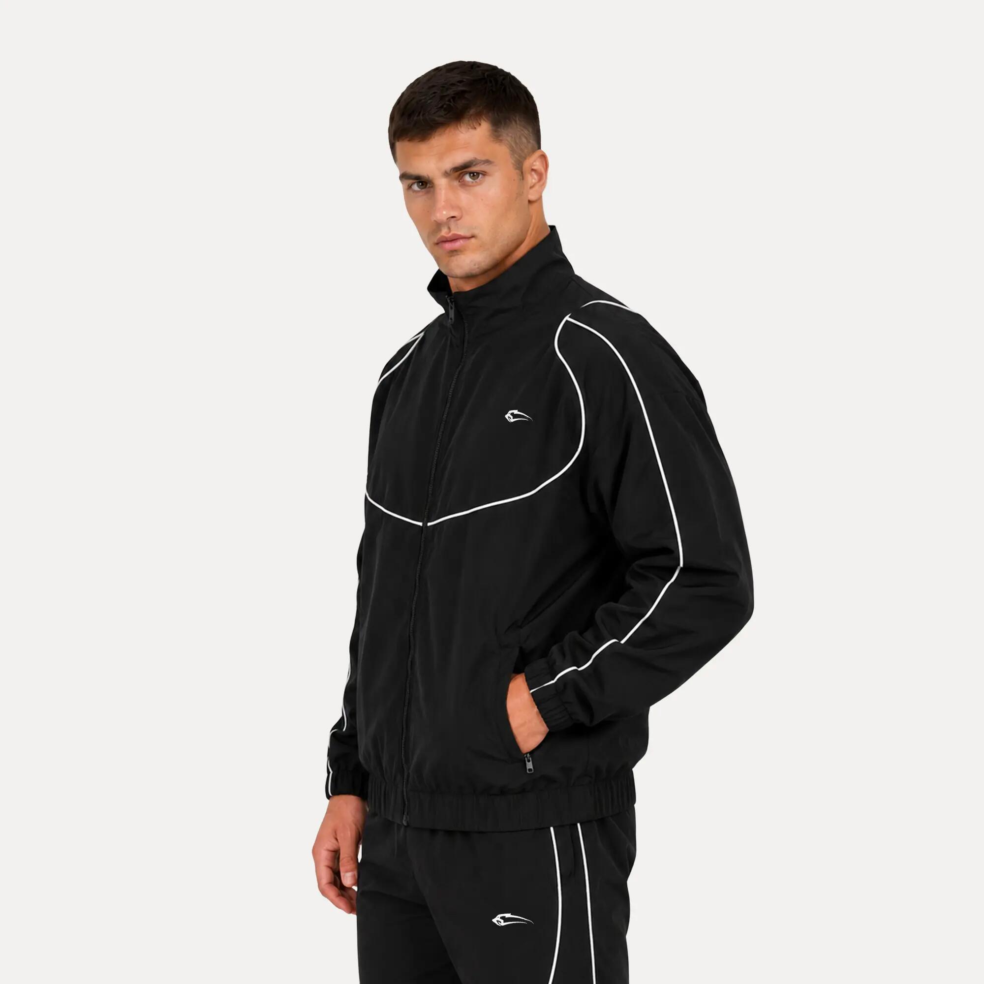 Herren Trainingsjacke Kyson Schwarz 2/6