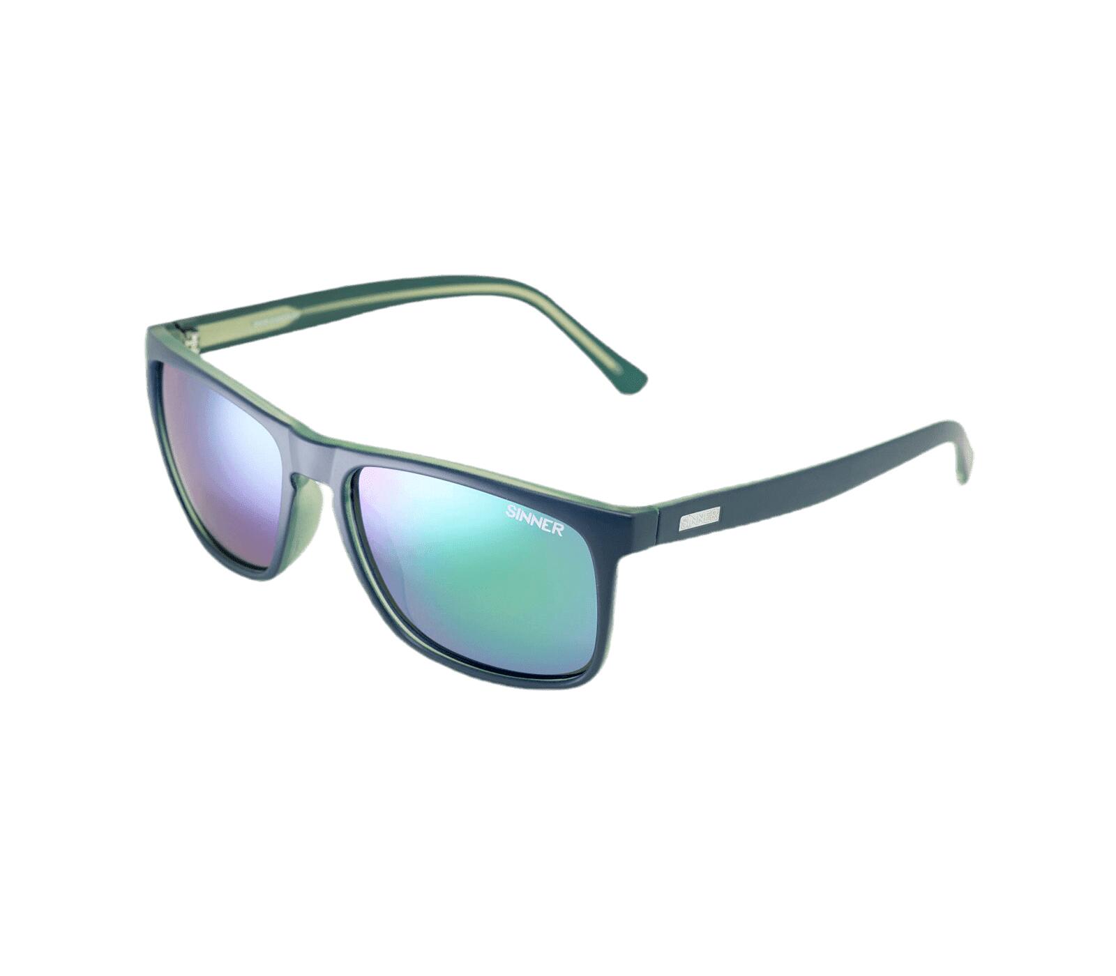 Lunettes de soleil homme Bleu foncé mat/vert cx 2/5