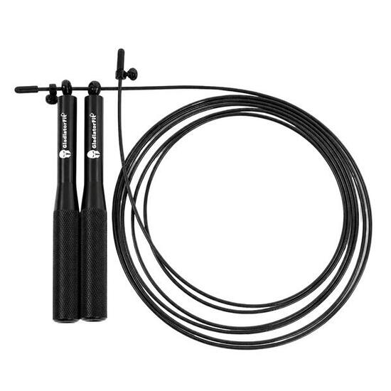 Corde à sauter "Speed Rope" 3m en aluminium + sac GladiatorFit