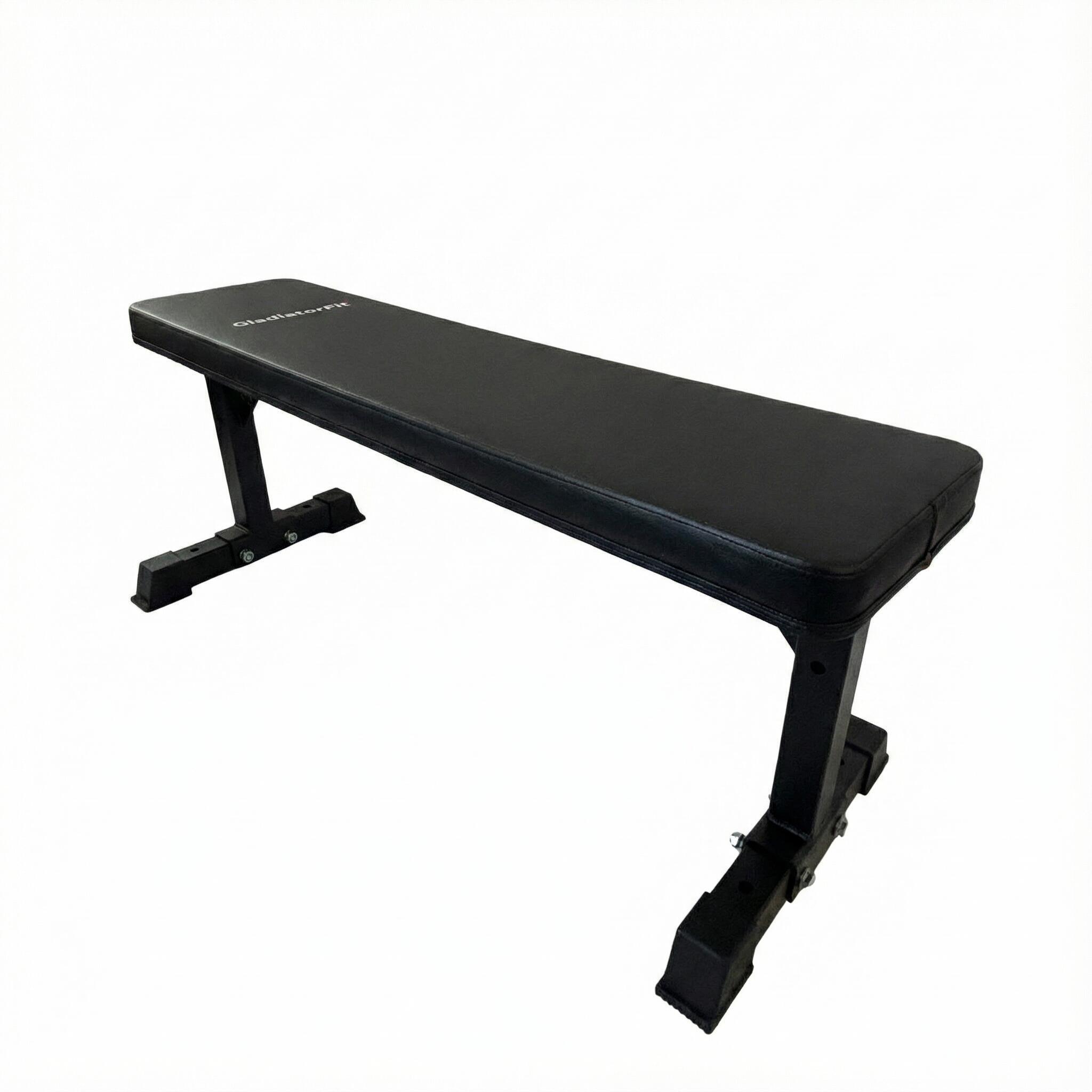 Flache Hantelbank "Flat Bench" aus Stahl GladiatorFit 5/5