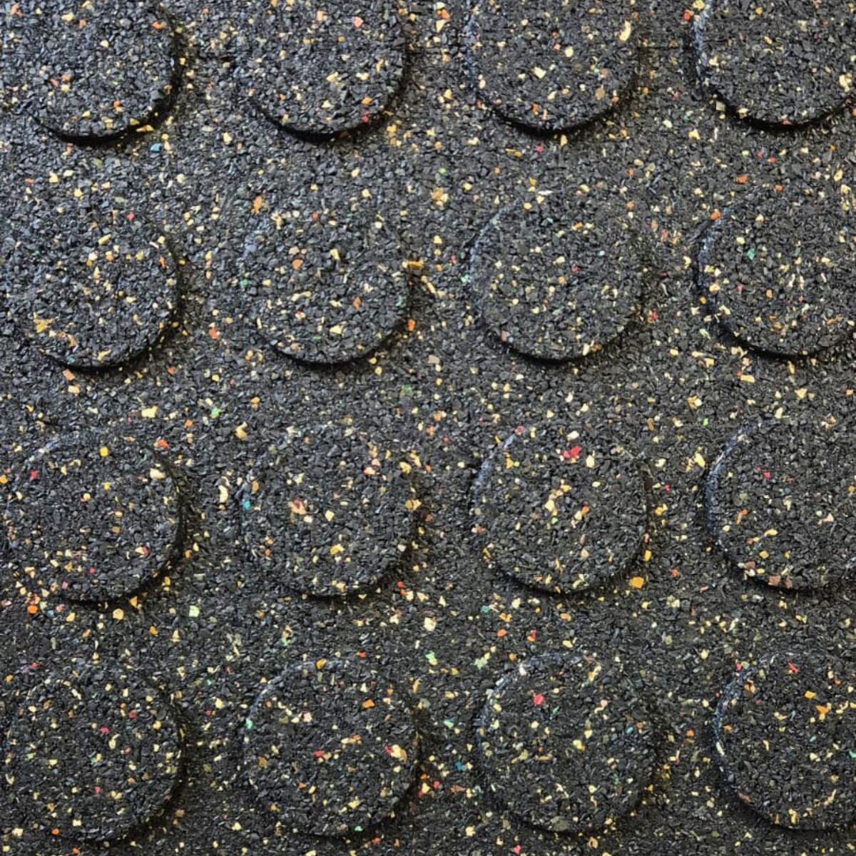 Rubber flooring 100x100x2cm indoor and outdoor "Connect" GladiatorFit 5/5