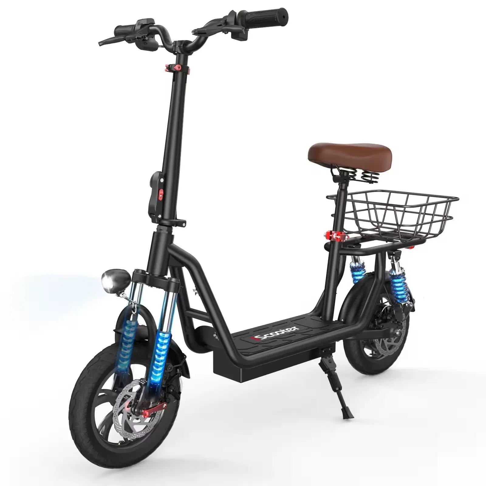 Trottinette électrique iScooter i12 12" pour adultes, batterie 36 V 7,5 Ah 3/7