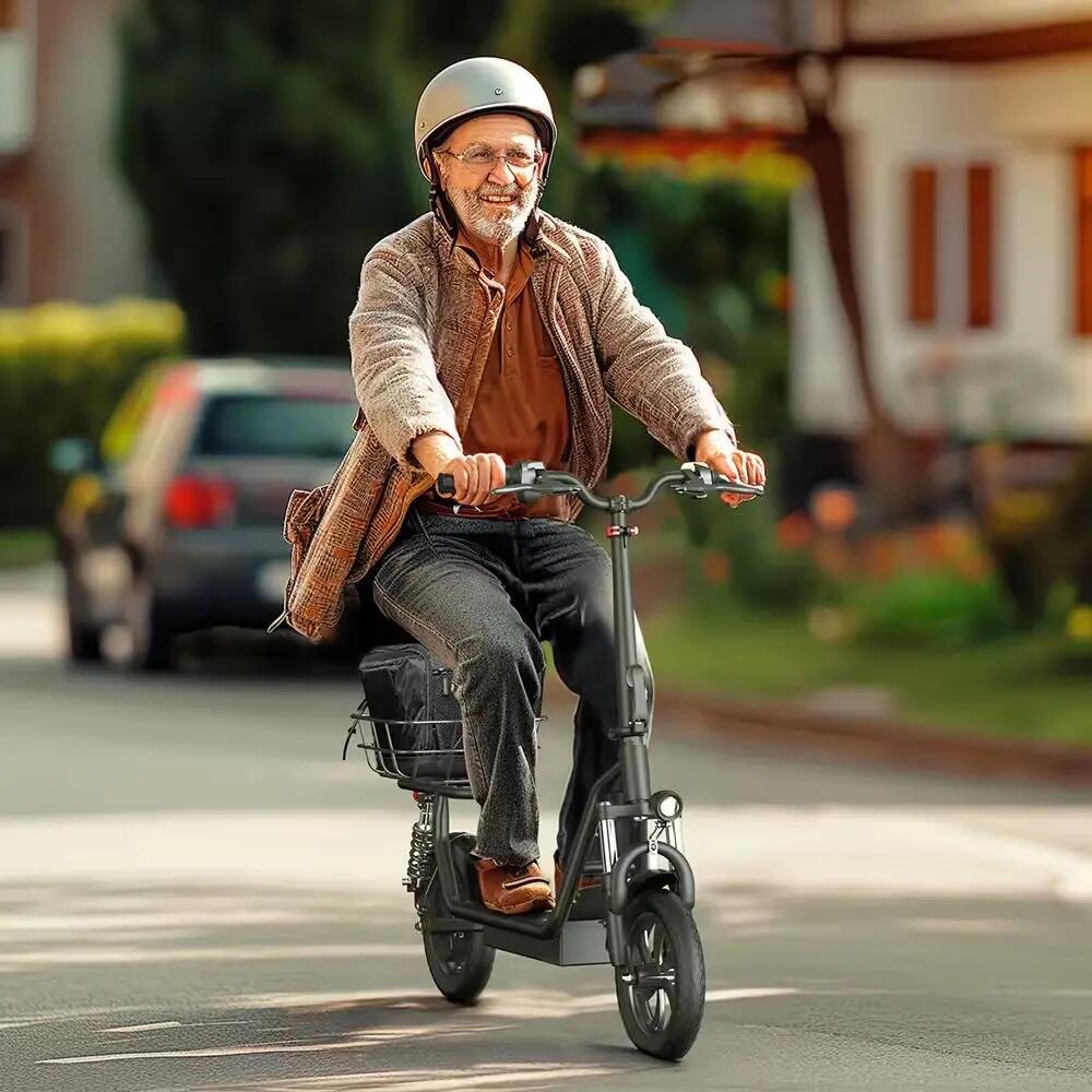 Trottinette électrique iScooter i12 12" pour adultes, batterie 36 V 7,5 Ah 4/7