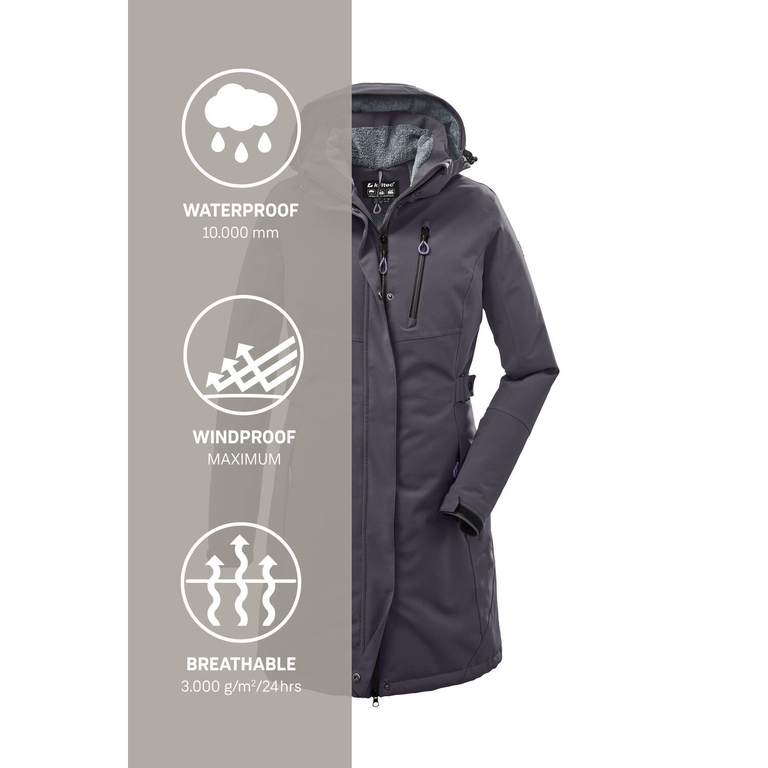 Damen Parka KOW 165 6/7