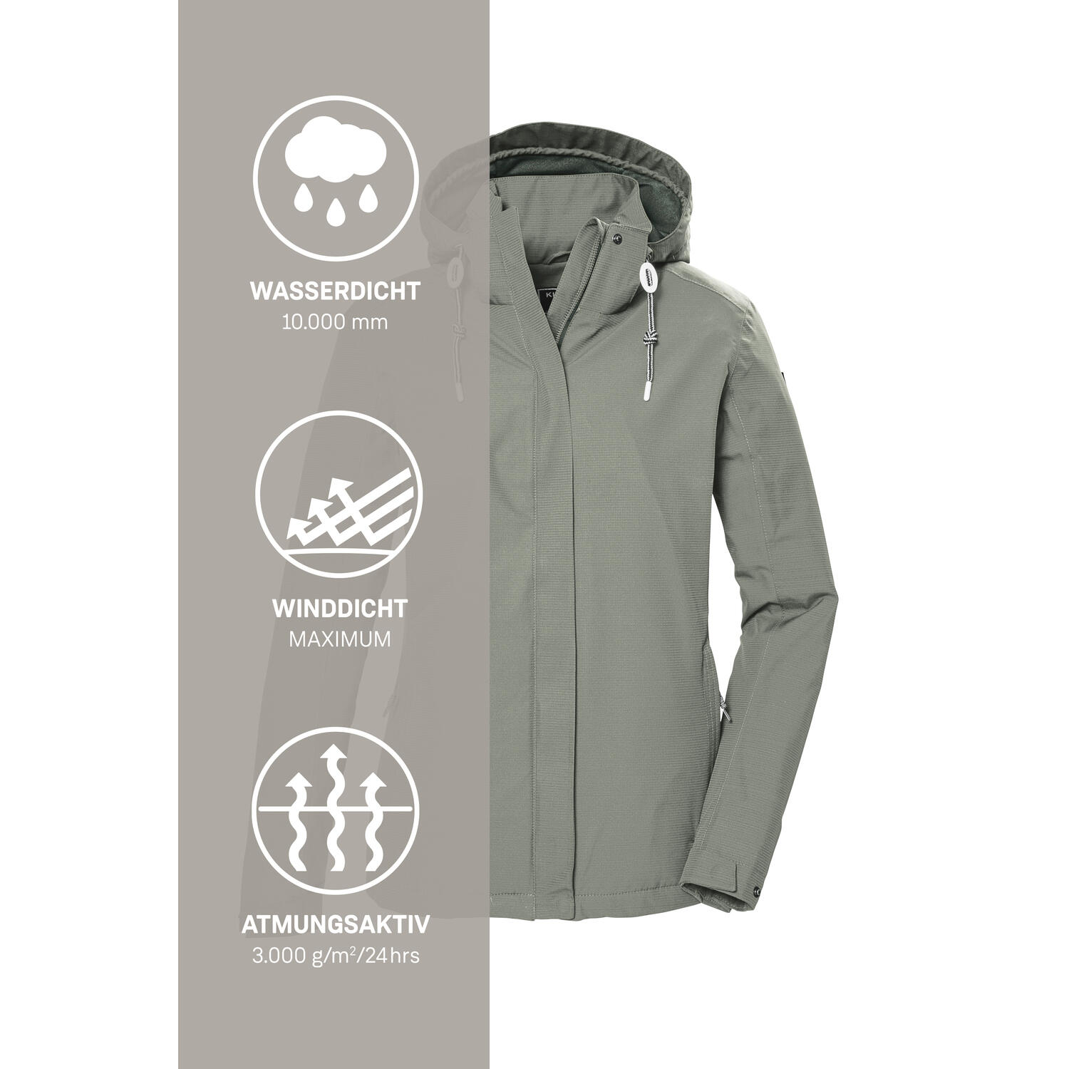Damen Outdoorjacke KOS 61 6/7