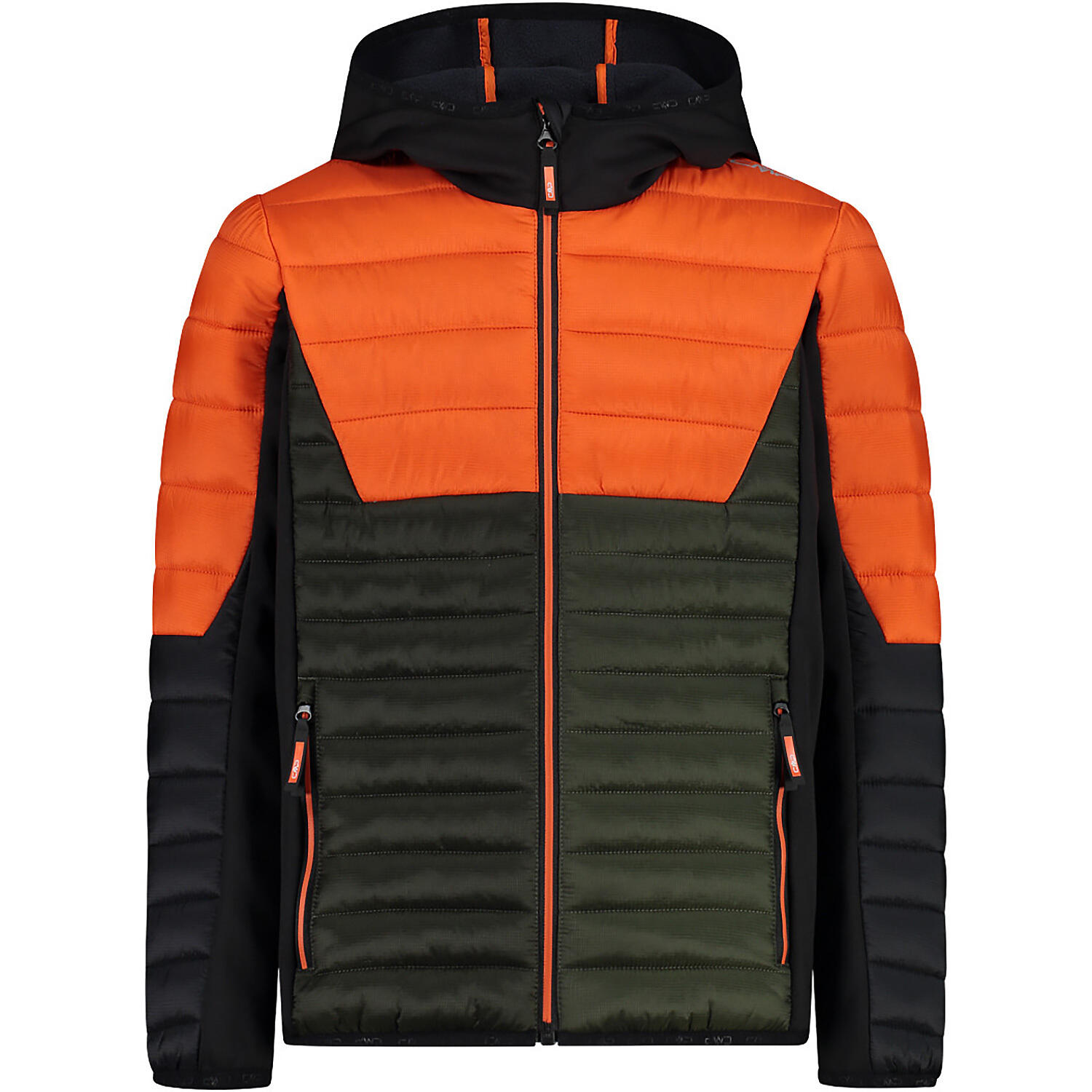 Kinder Funktionsjacke BOYS HYBRID JACKET FIX HOOD 1/3