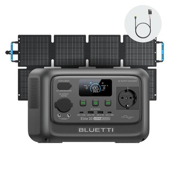 Zonnegenerator Elite 30 V2 + 60W zonnepaneel, 288Wh krachtstation voor camping