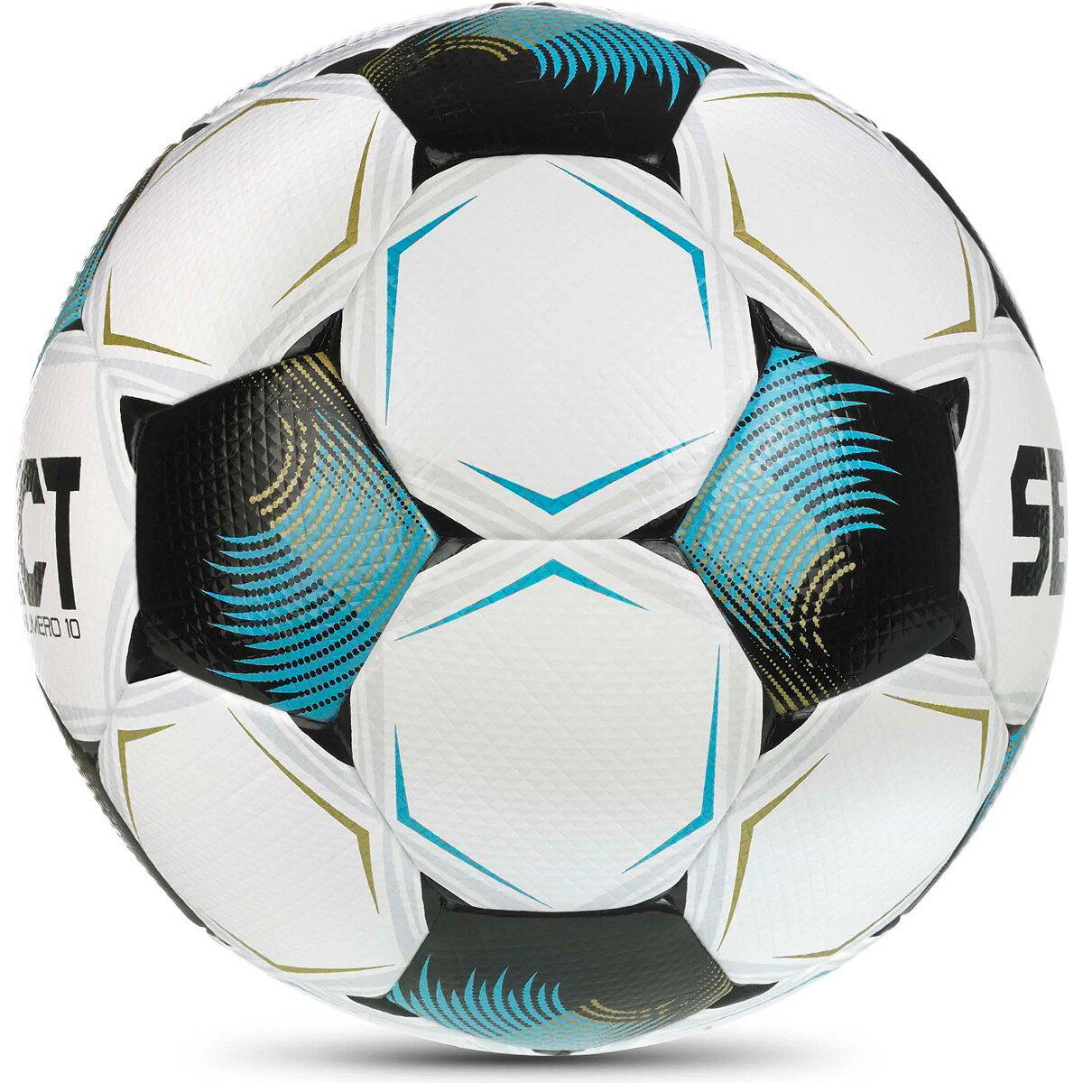 Select Numero 10 V26 (Maat 5) Wedstrijd- en Trainingsbal - Wit / Blauw 3/4