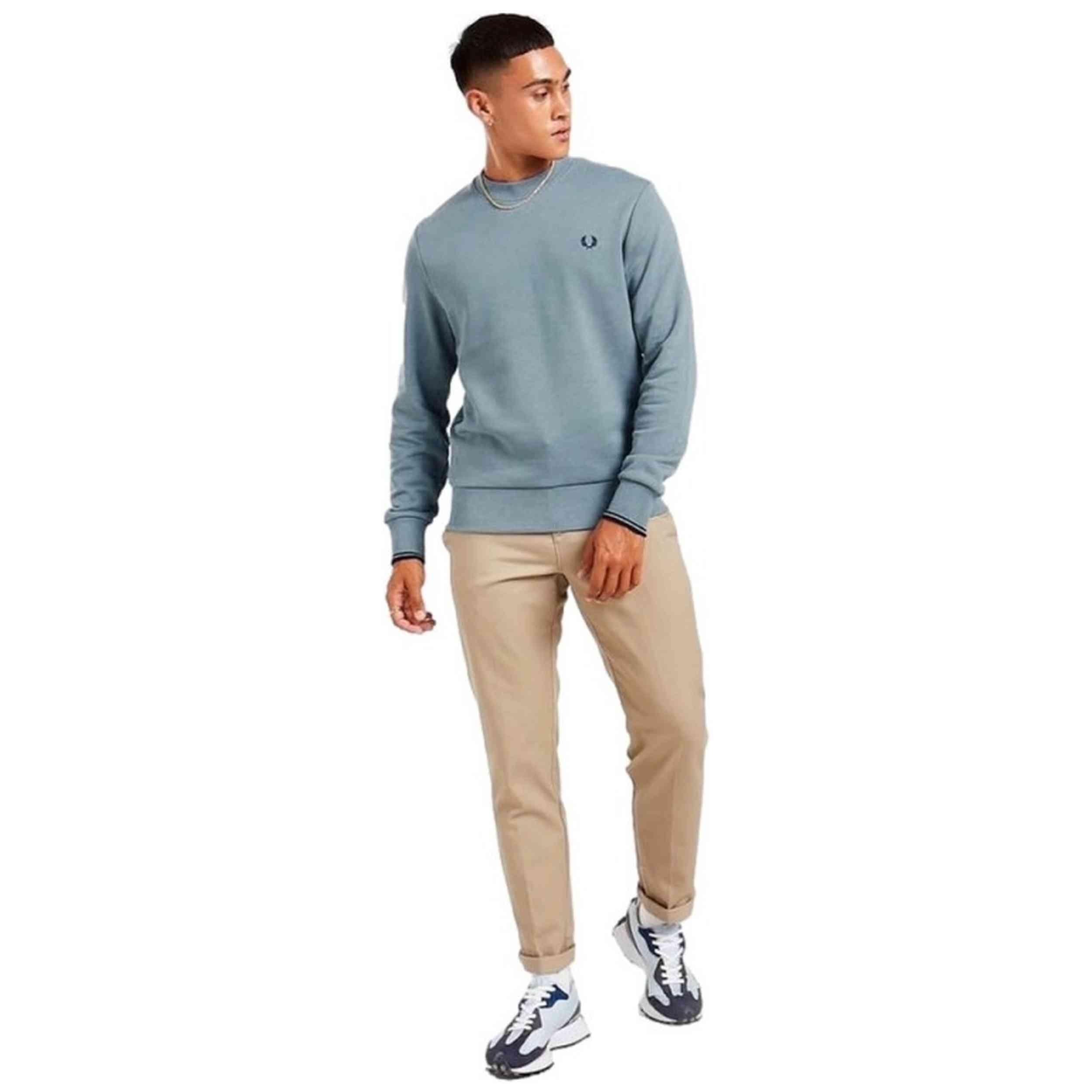 Camisola Fred perry modelo Crew Neck Sweatshirt para homem 5/5