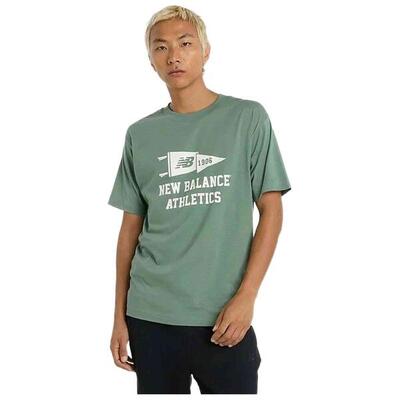 T-shirt met korte mouwen new balance model mt51924_dkj voor mannen