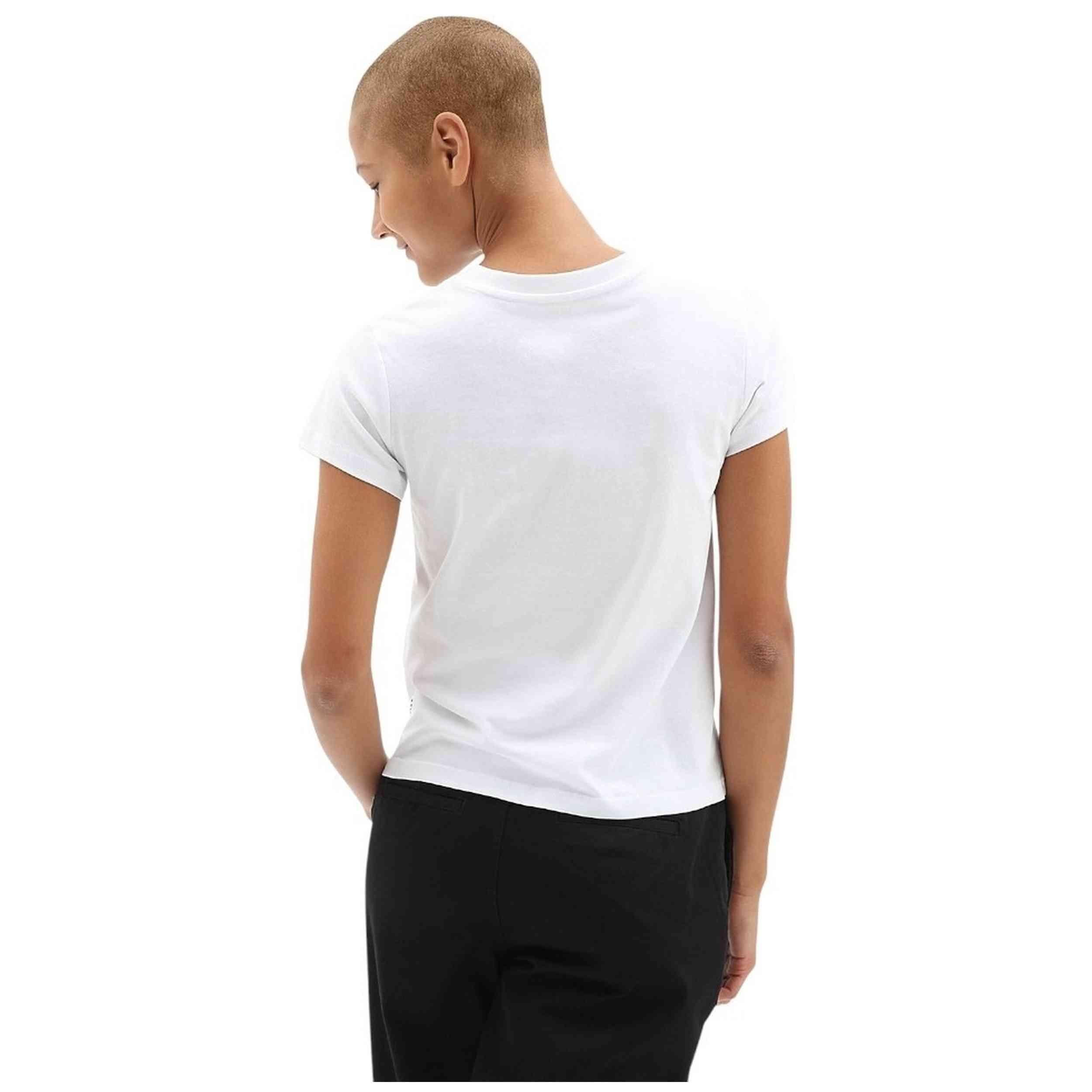 T-shirt Vans modèle VN0A3UP4WHT1 pour femmes 3/4