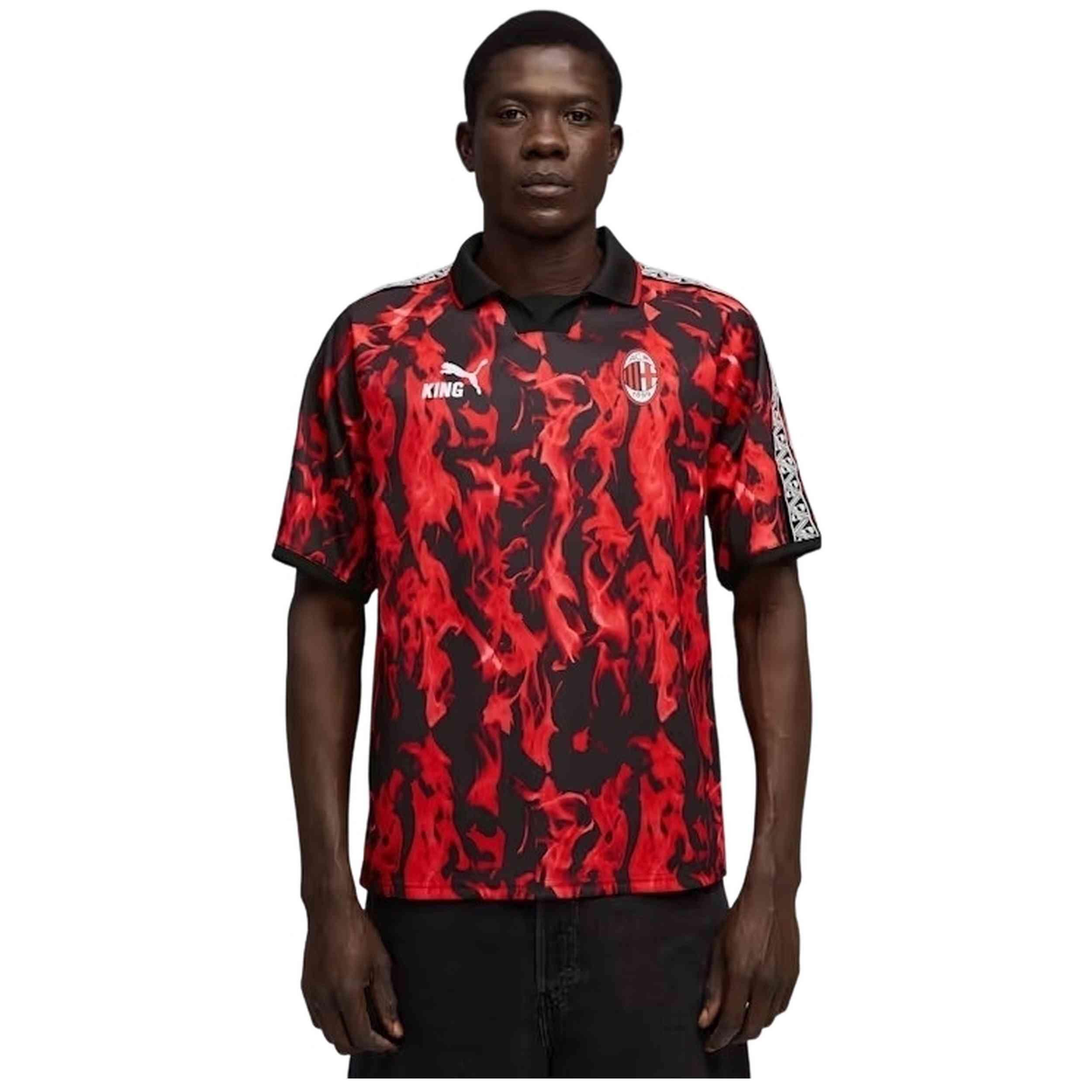 PUMA Maglia retrò AC Milan KING da uomo 784731 01 RED 3/5