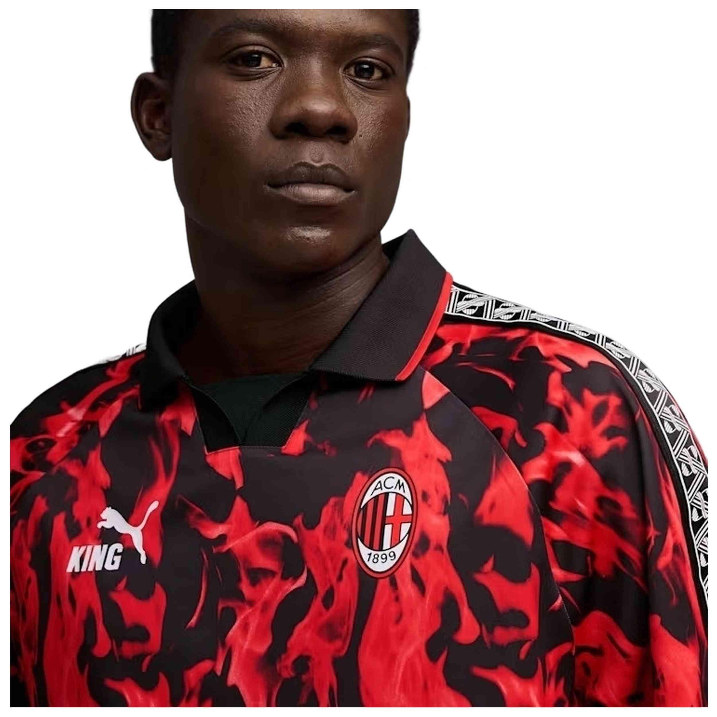 PUMA Maglia retrò AC Milan KING da uomo 784731 01 RED 5/5