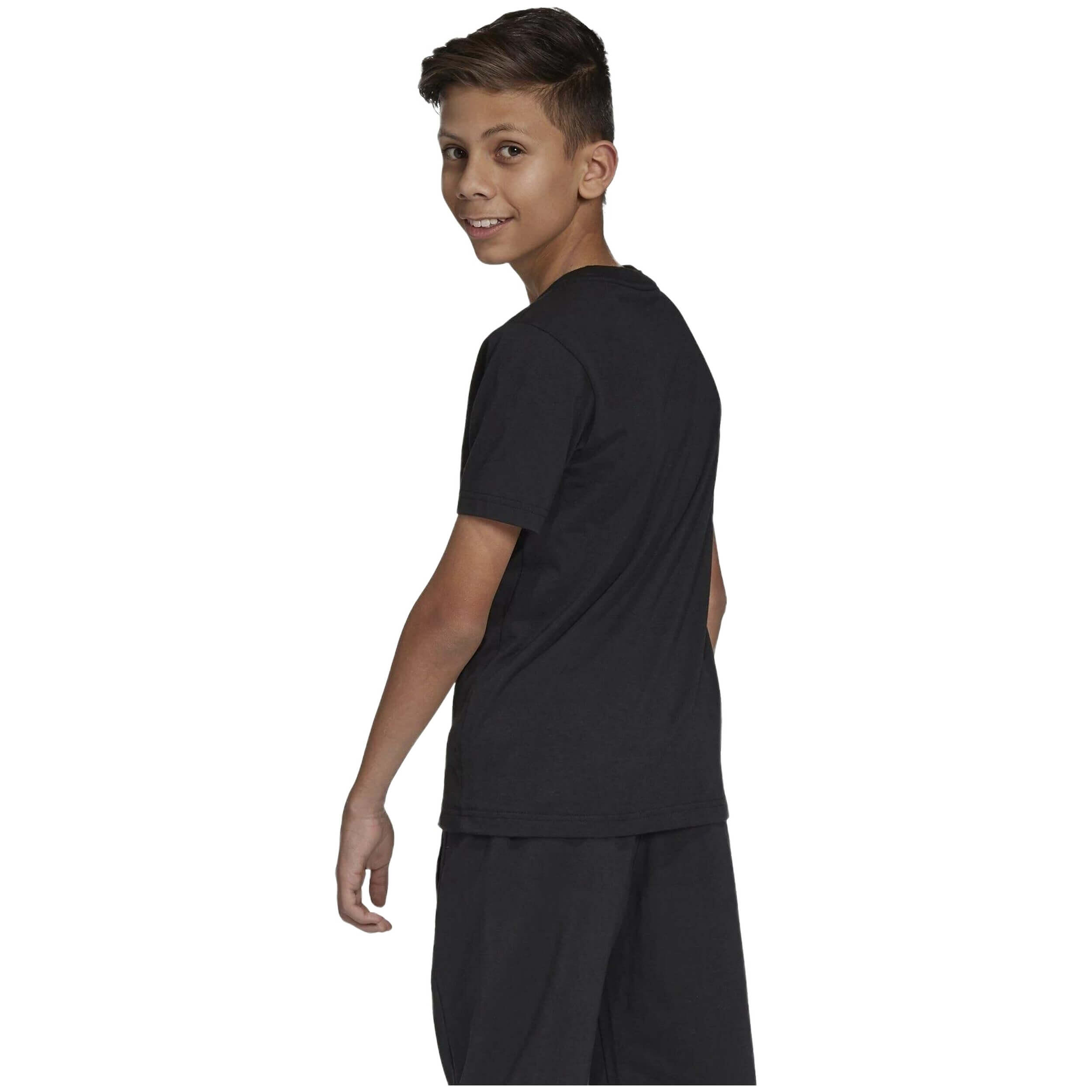Maglia a maniche corte Adidas modello Essentials Linear Logo per ragazzi 2/5