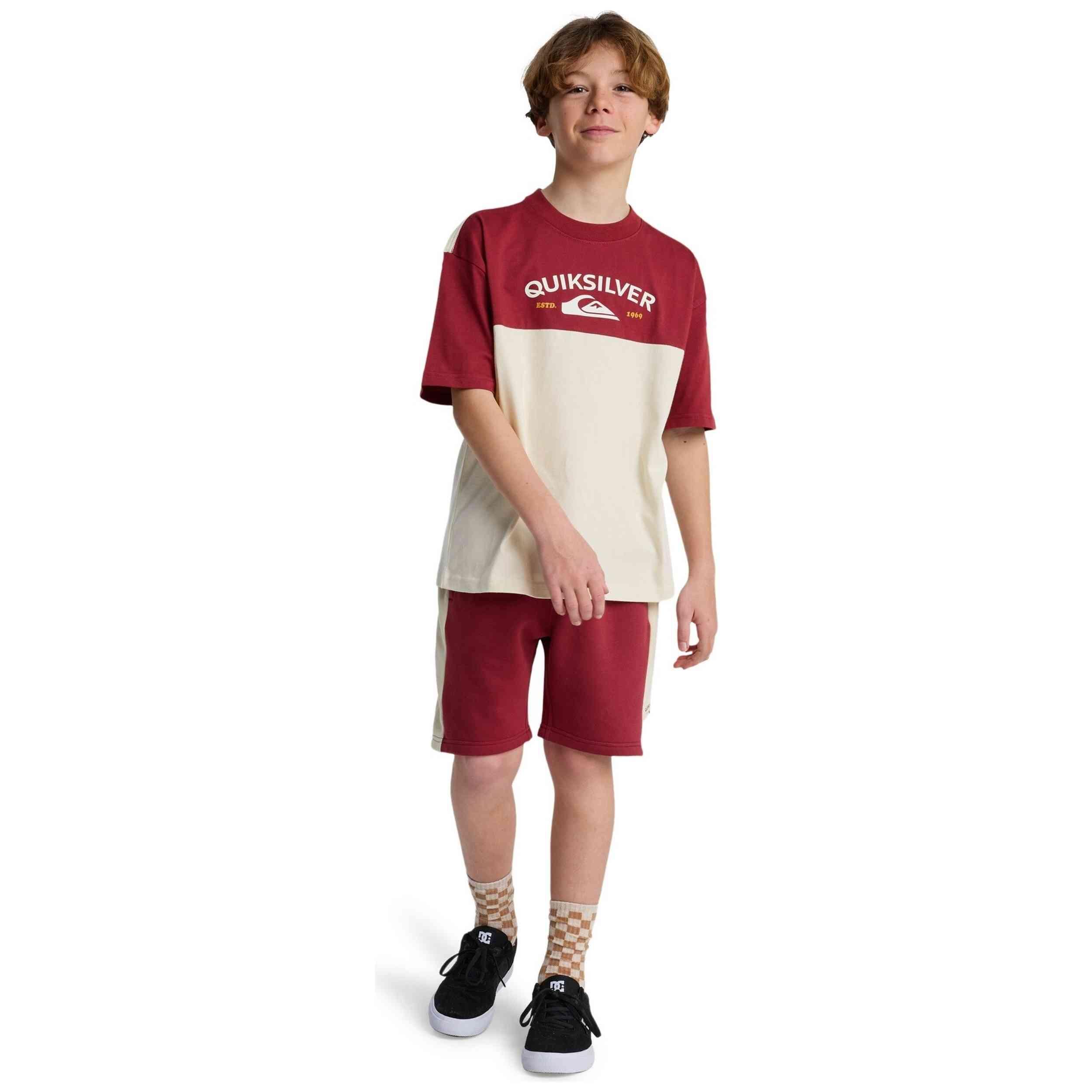 Maglia a maniche corte Quiksilver modello KNOWLEDGE AERA (WBS0) per ragazzi 5/5