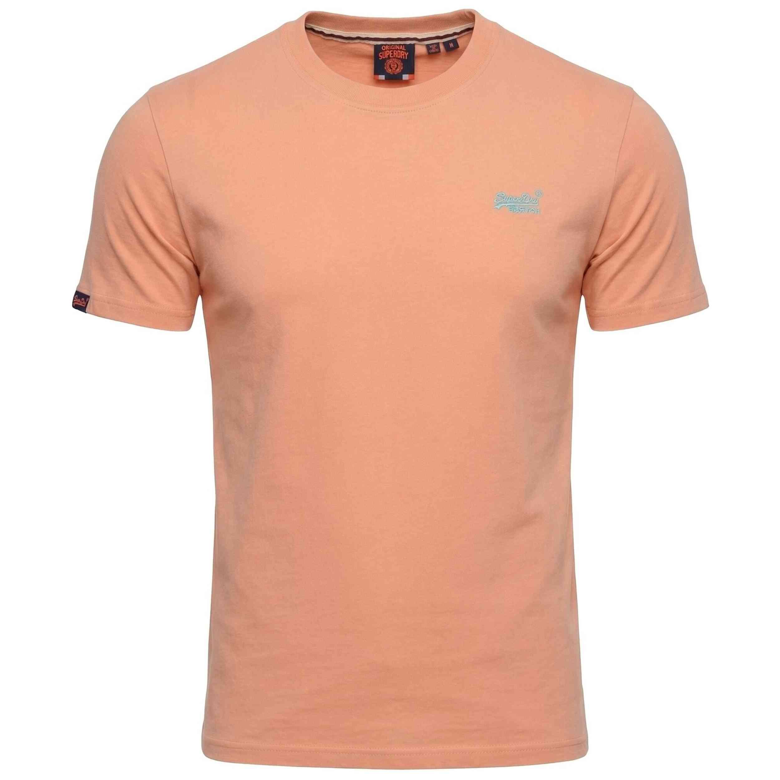 T-shirt Uomo Superdry Vintage Logo Grigio Chiaro Mélange 5/5