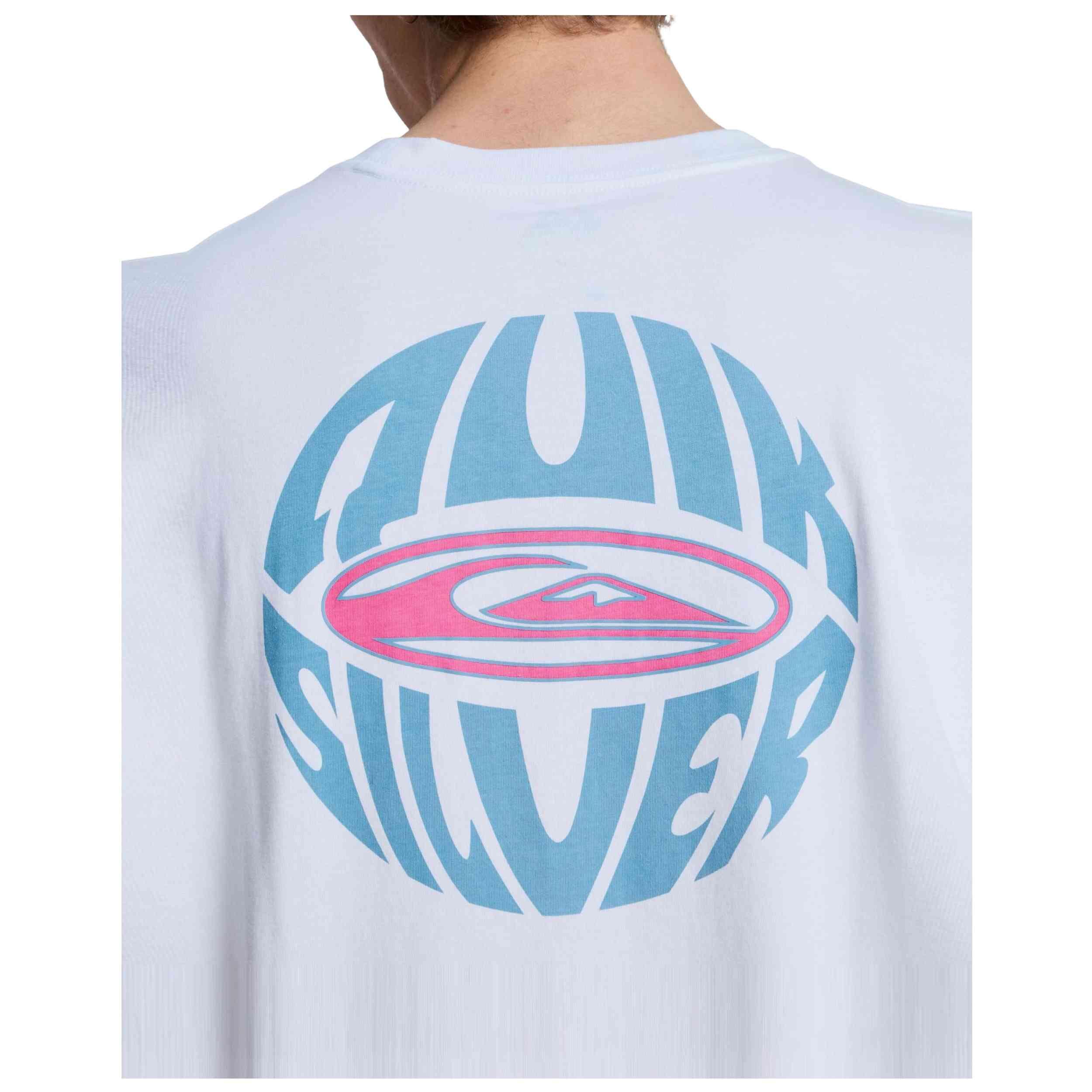 Maglia a maniche corte Quiksilver modello Quikglobe per uomini 5/5