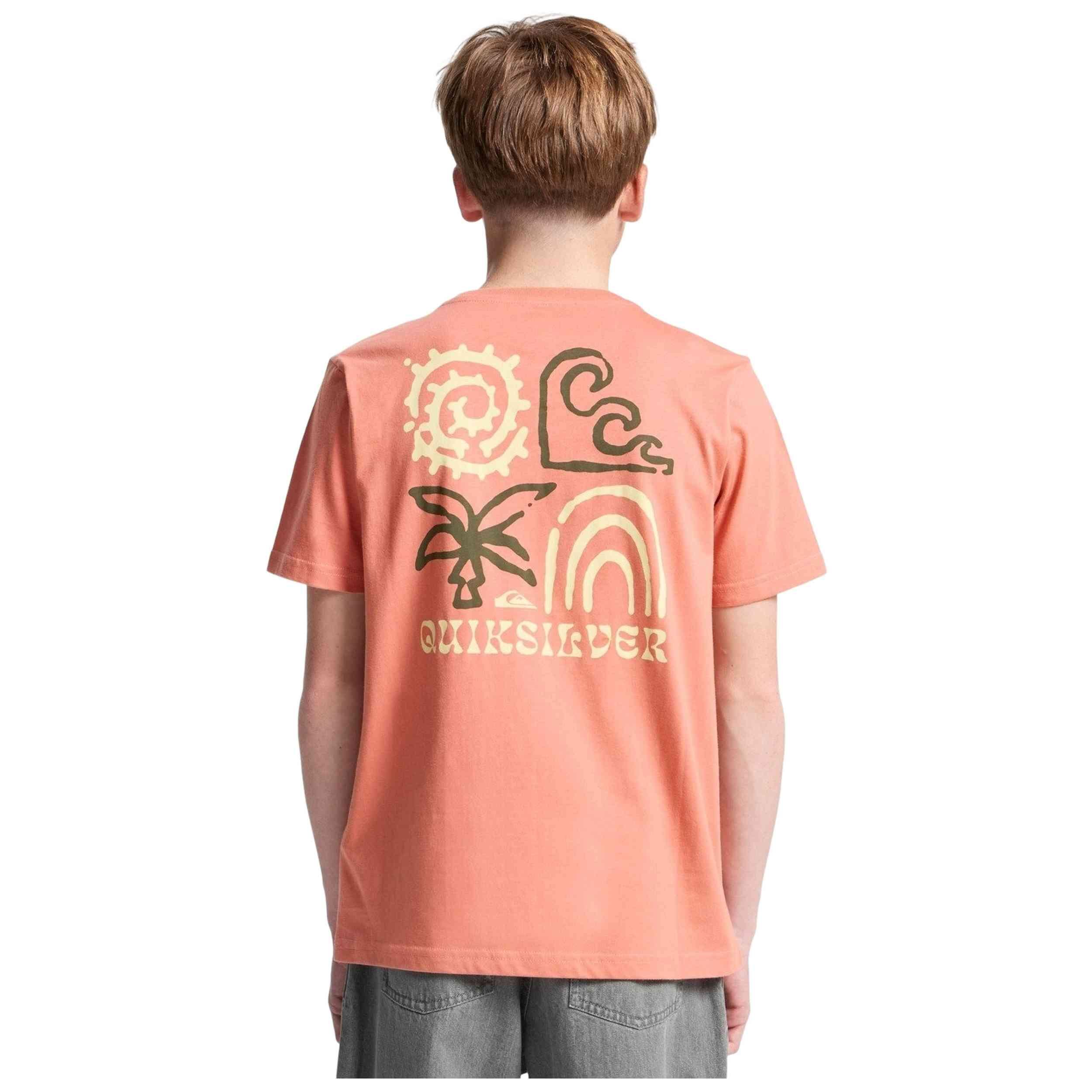 Maglia a maniche corte Quiksilver modello EQBZT04964-MKT0 per ragazzi 5/5