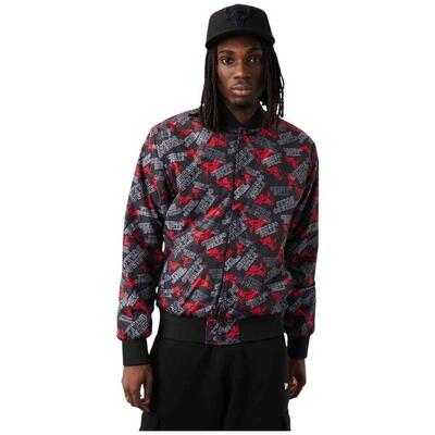T-shirt met korte mouwen new era model nba chicago bulls team all ov voor mannen