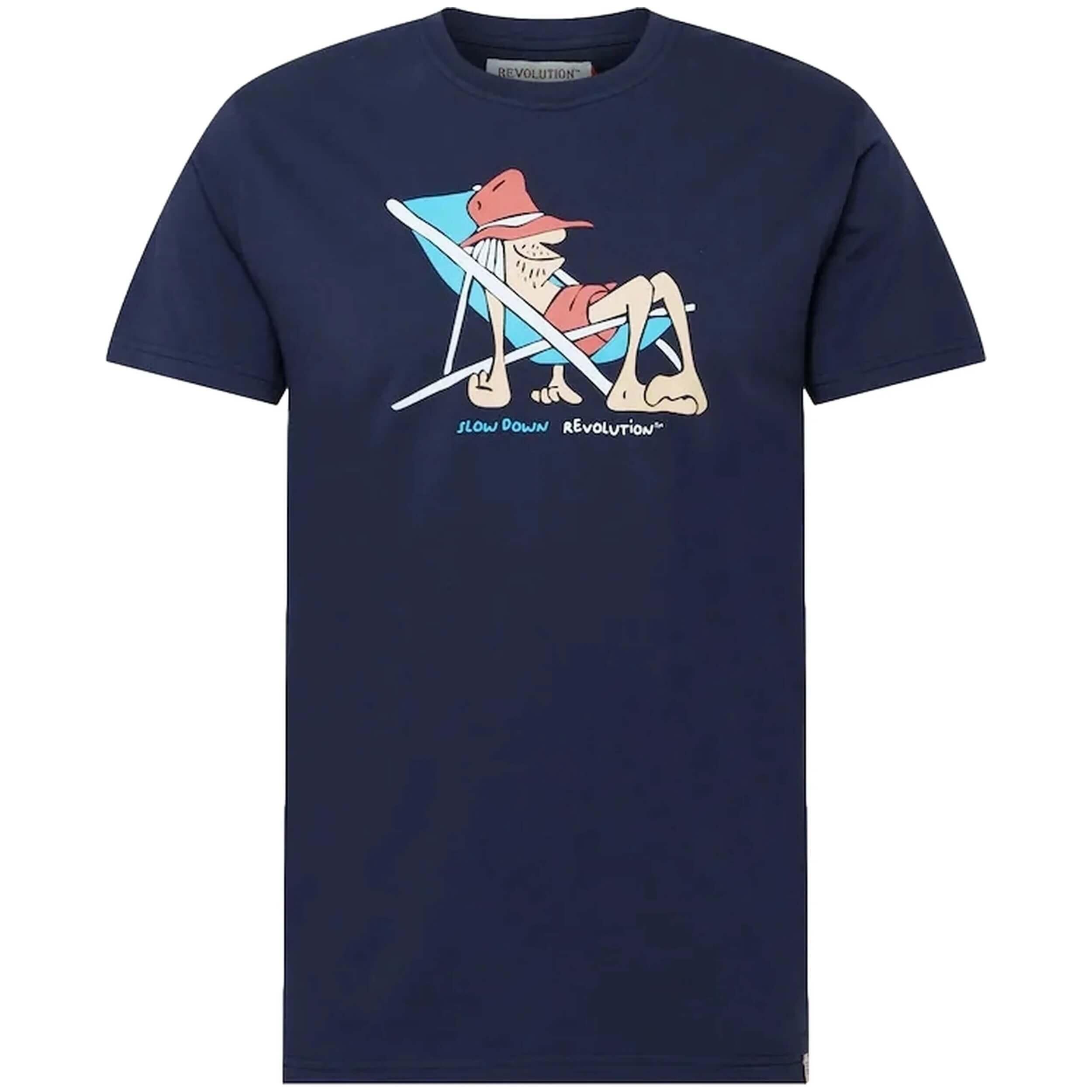 T-shirt met korte mouwen Revolution model Laz regular tee voor mannen 3/3