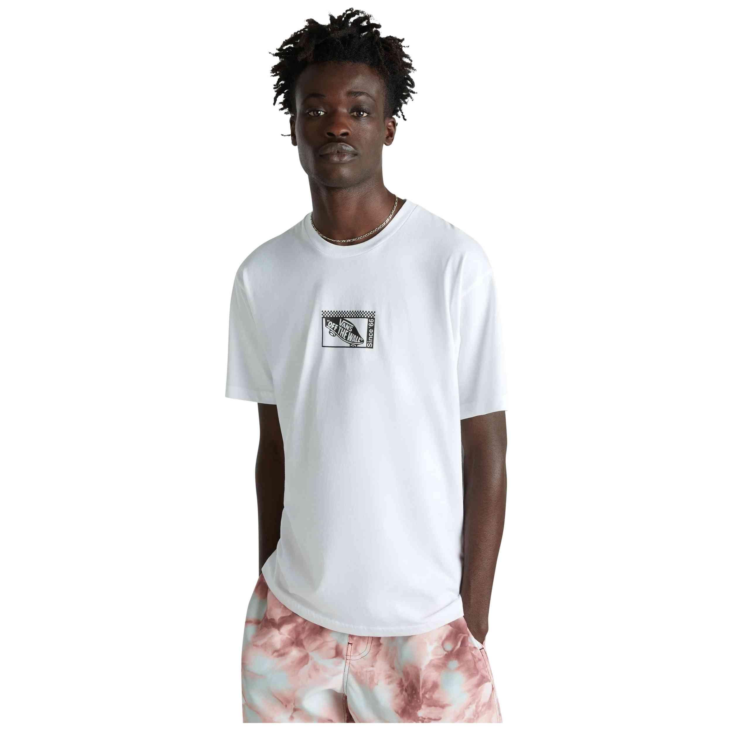 Maglia a maniche corte Vans modello VN000G5NATH1-GREY per uomini 4/5