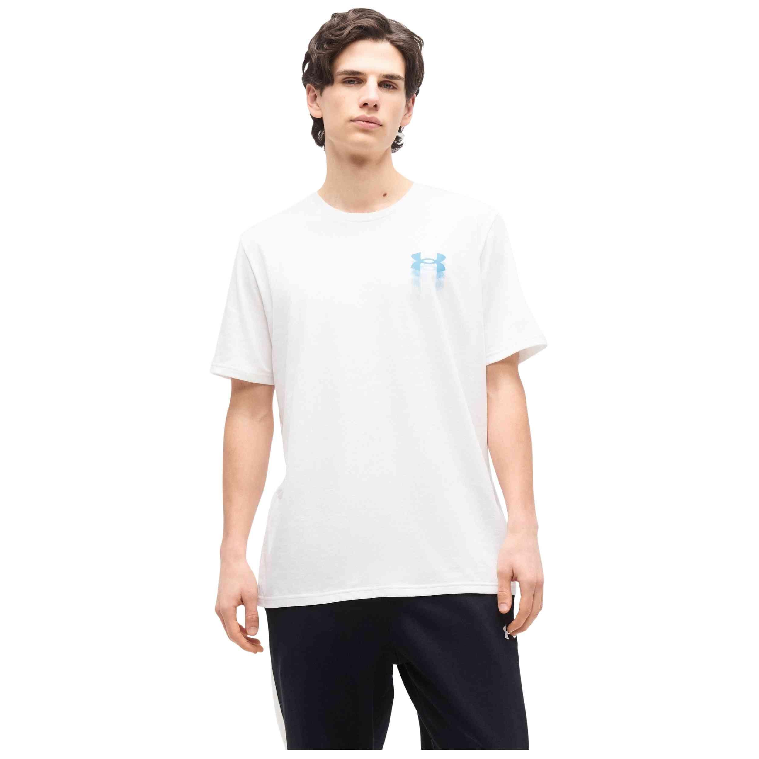 Under Armour Blur Logo Heren T-shirt 4/5