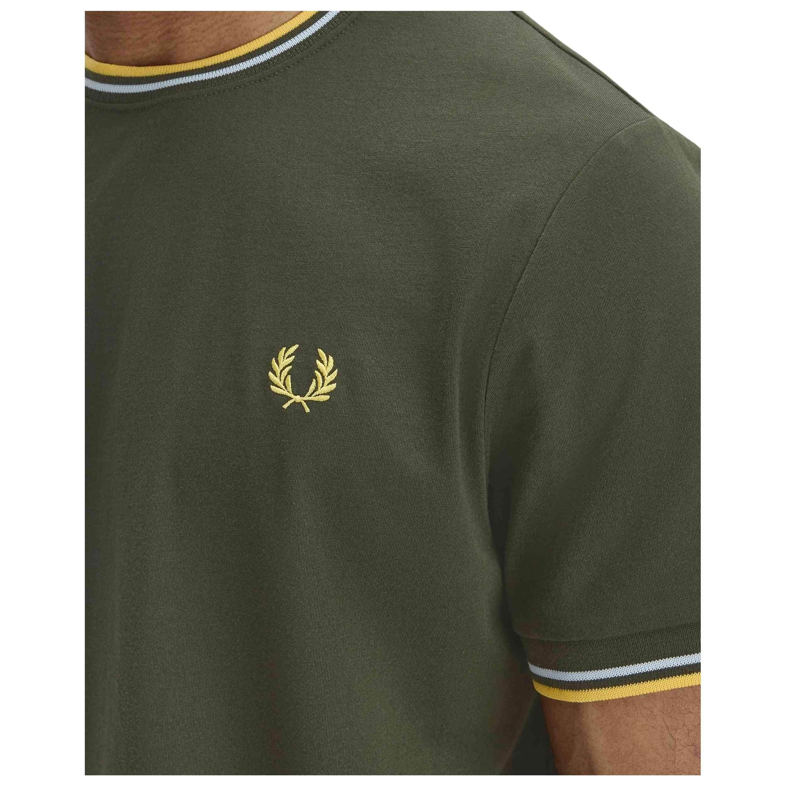 T-shirt pour homme Fred Perry Vert. 5/5