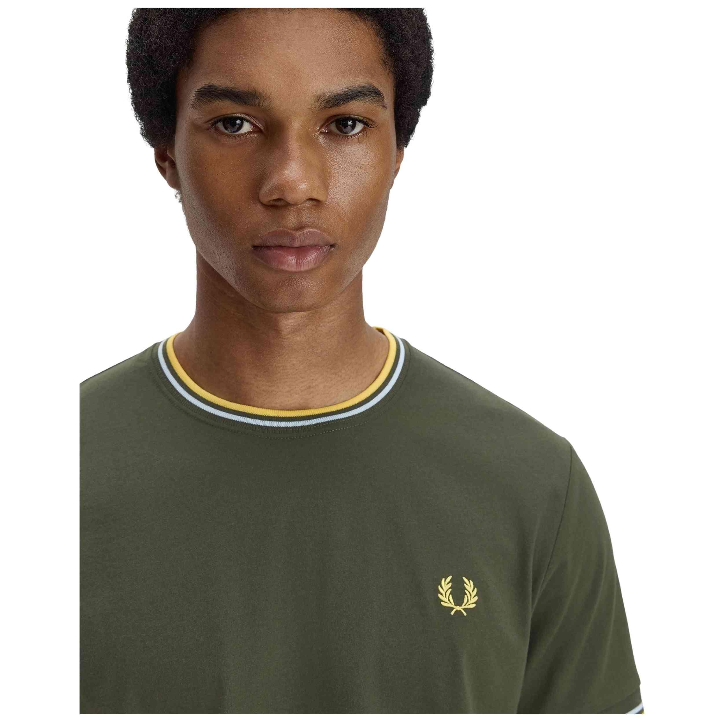 T-shirt pour homme Fred Perry Vert. 4/5