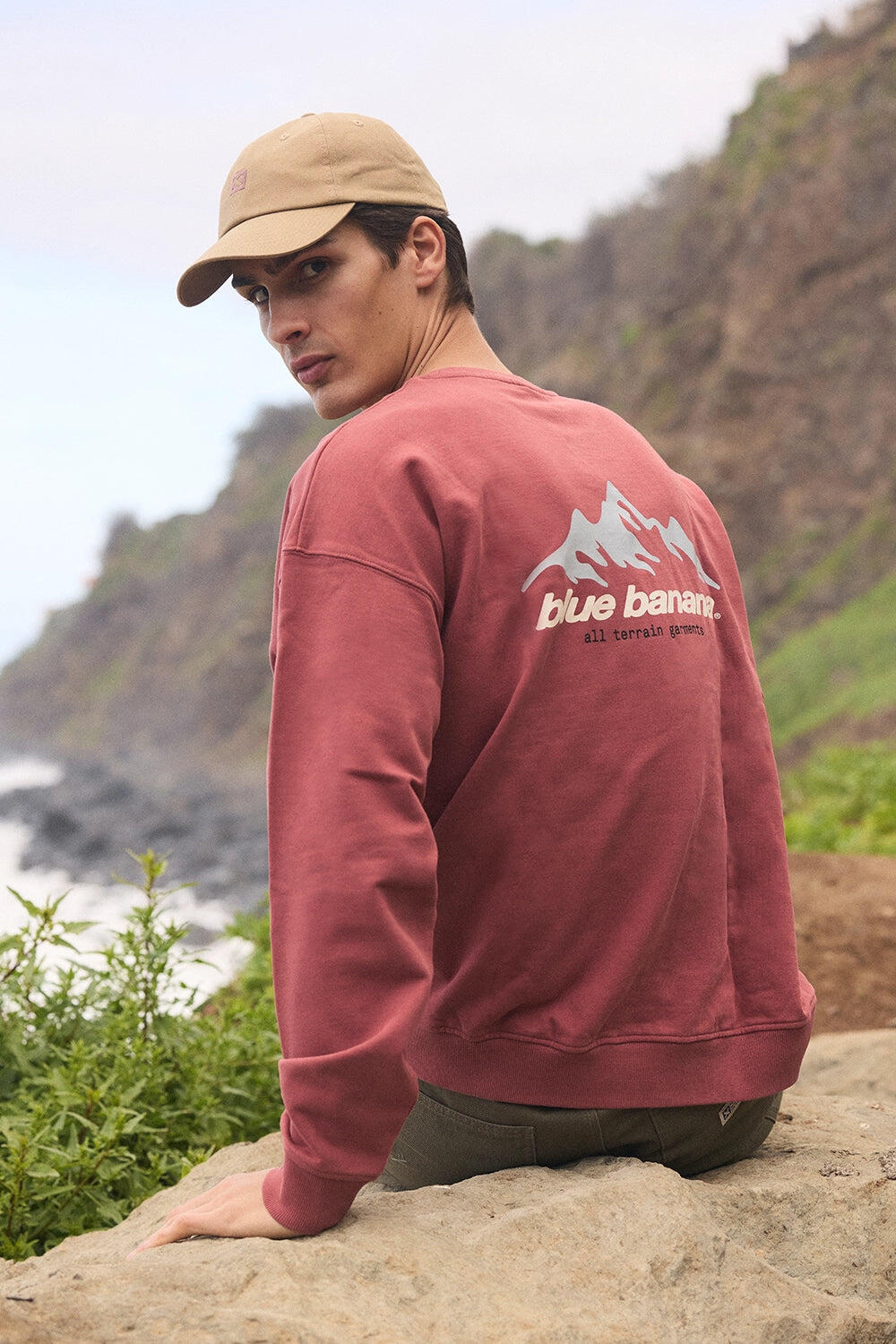 Sudadera Blue Banana Wine de Algodón 100% Orgánico 7/7
